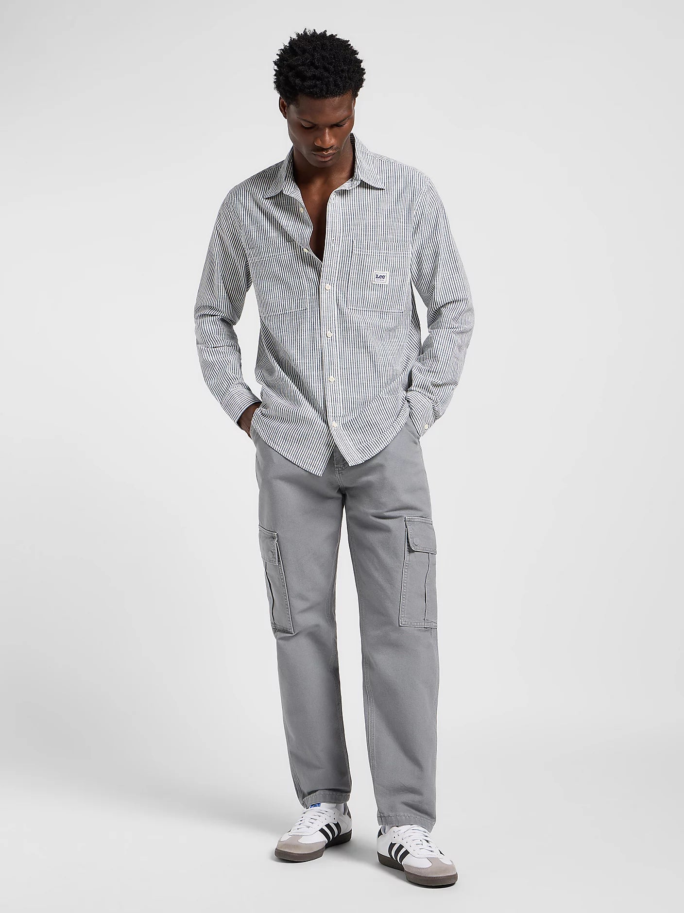 Meska Koszula Lee Workwear Shirt 2.0 Ecru 112364149