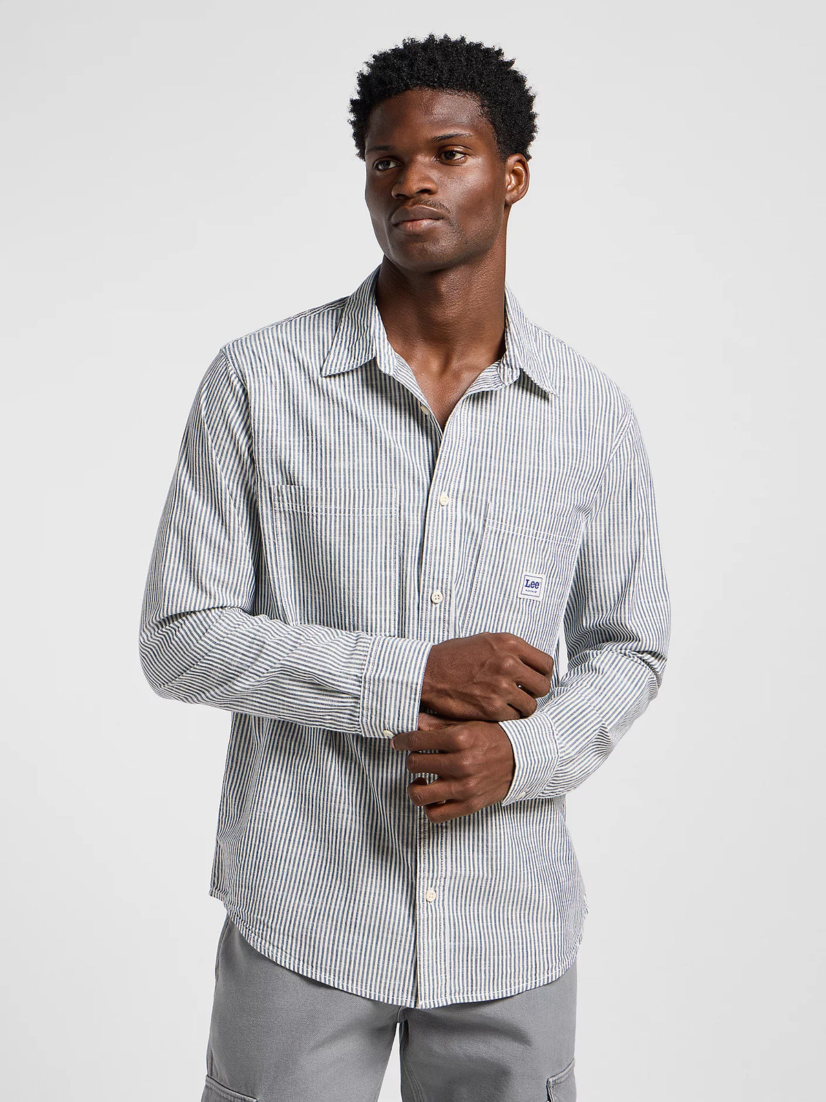 Meska Koszula Lee Workwear Shirt 2.0 Ecru 112364149