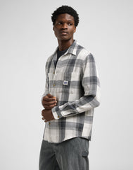 Męska Koszula Lee Workwear Shirt 2.0 Rebel Navy Plaid 112371302