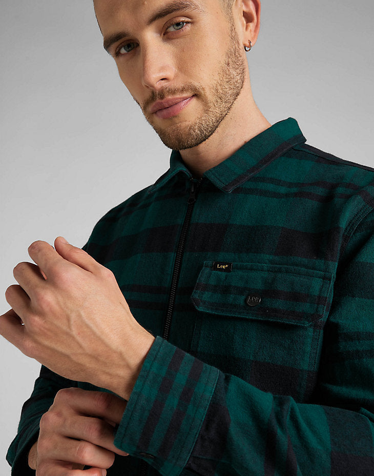 Koszula Męska Lee Zipped Overshirt L67GDP01 112322604