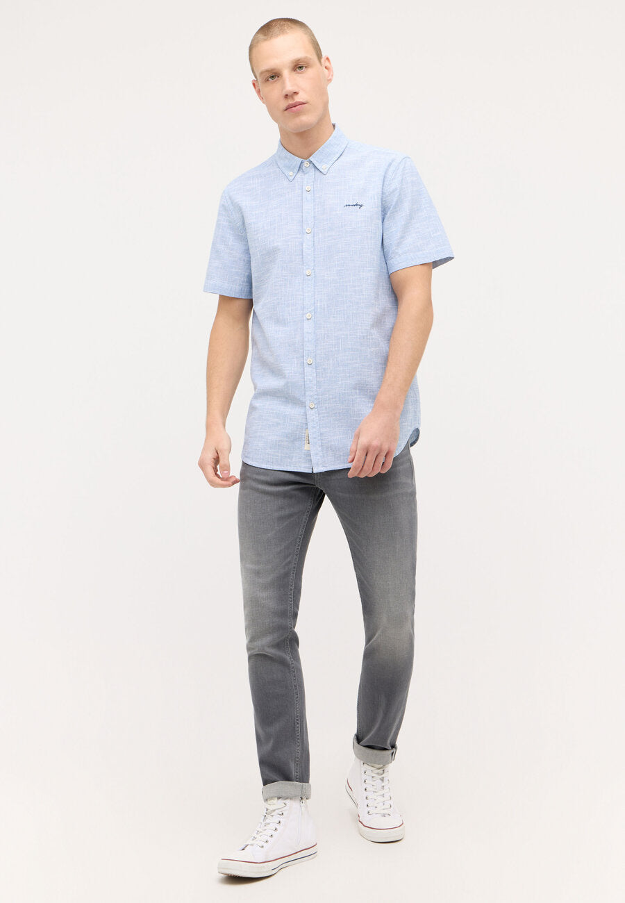 Męska Koszula Mustang Berkeley Faded Denim 1015242 5124