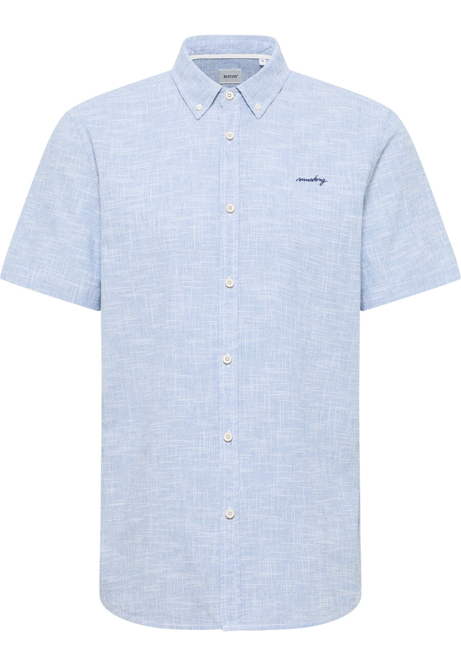 Męska Koszula Mustang Berkeley Faded Denim 1015242 5124