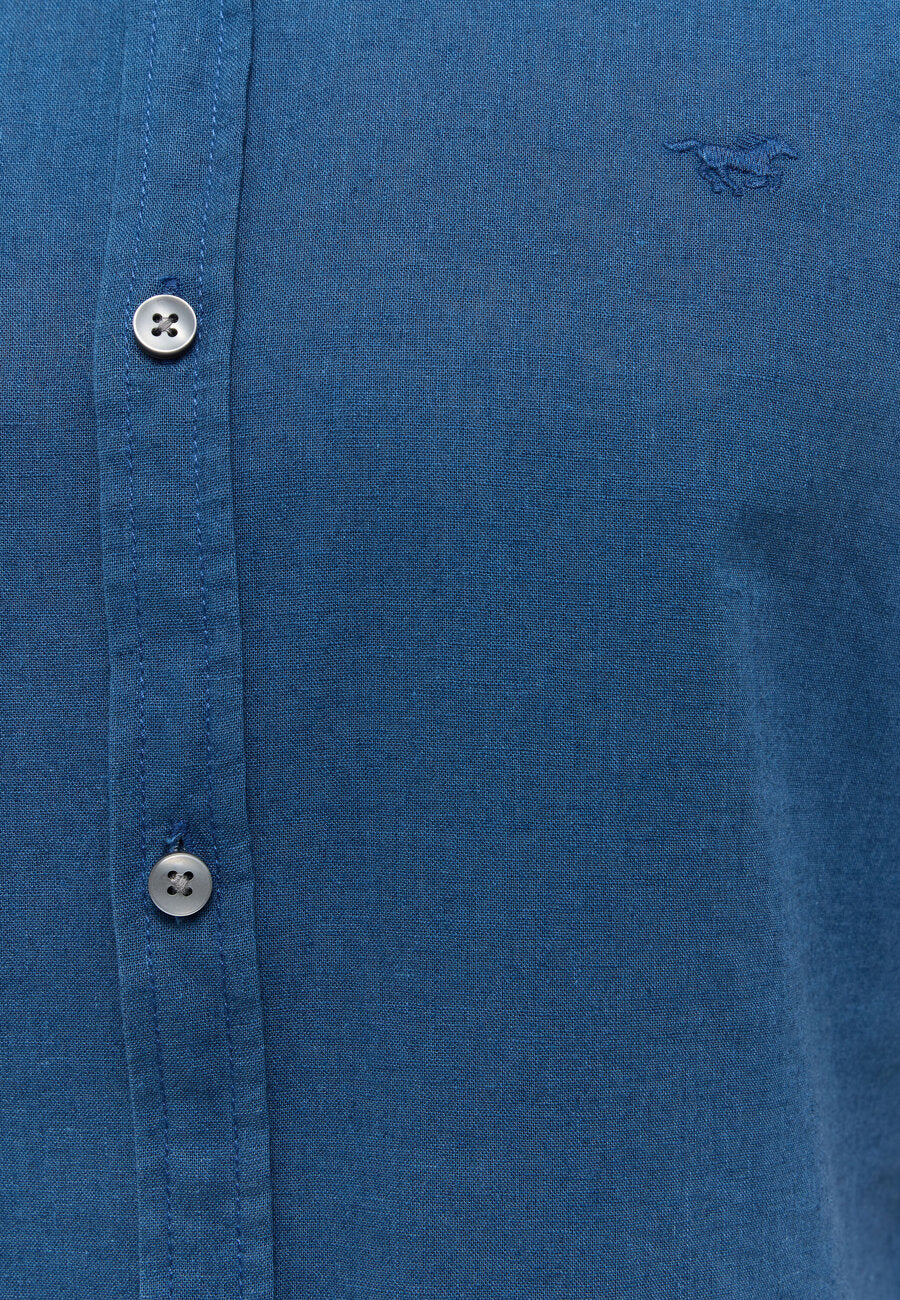 Męska Koszula Mustang Berkeley Insignia Blue 1015233 5230