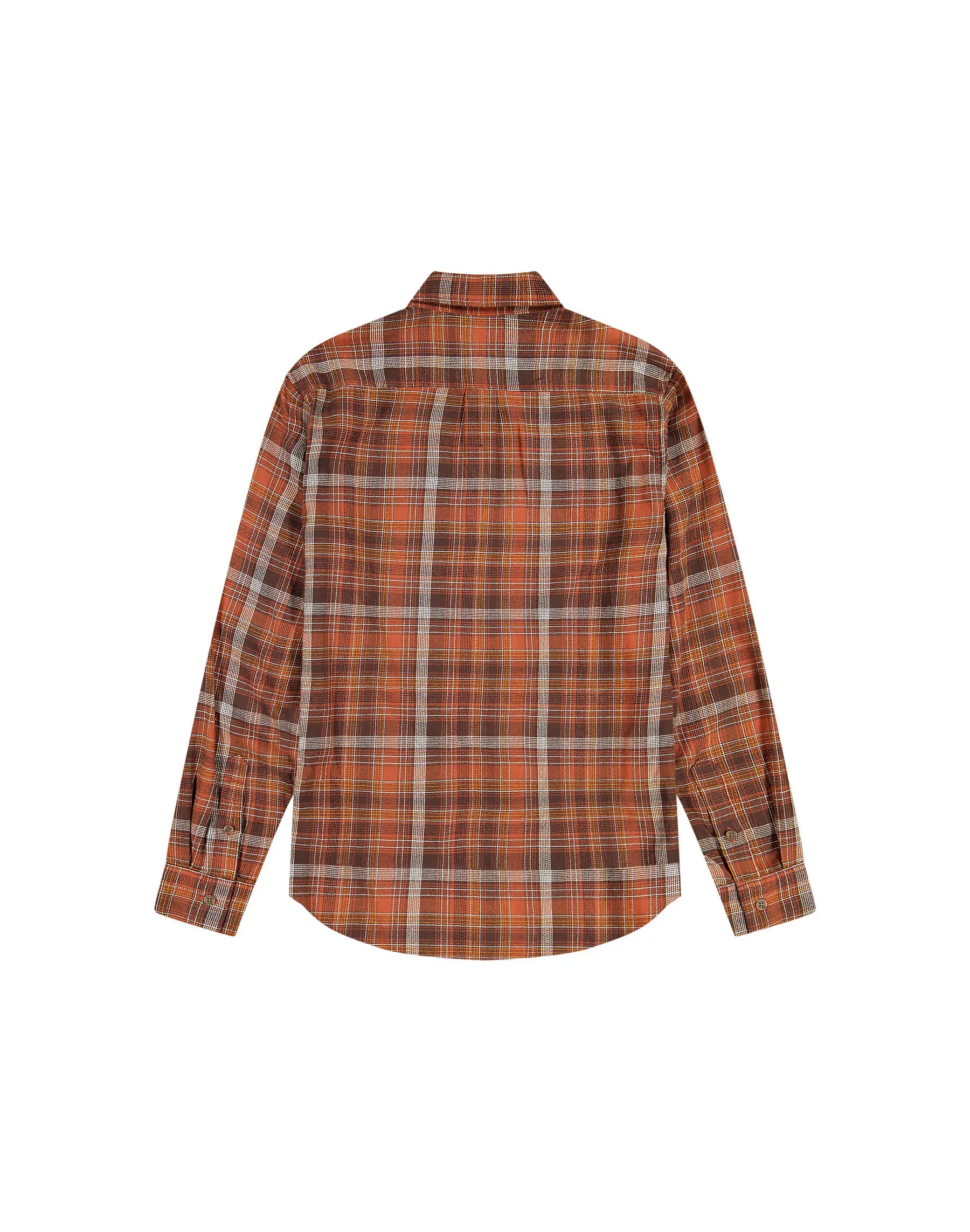 MESKA KOSZULA WRANGLER 1 PKT FLANNEL SHIRT FIRED BRICK 112371430