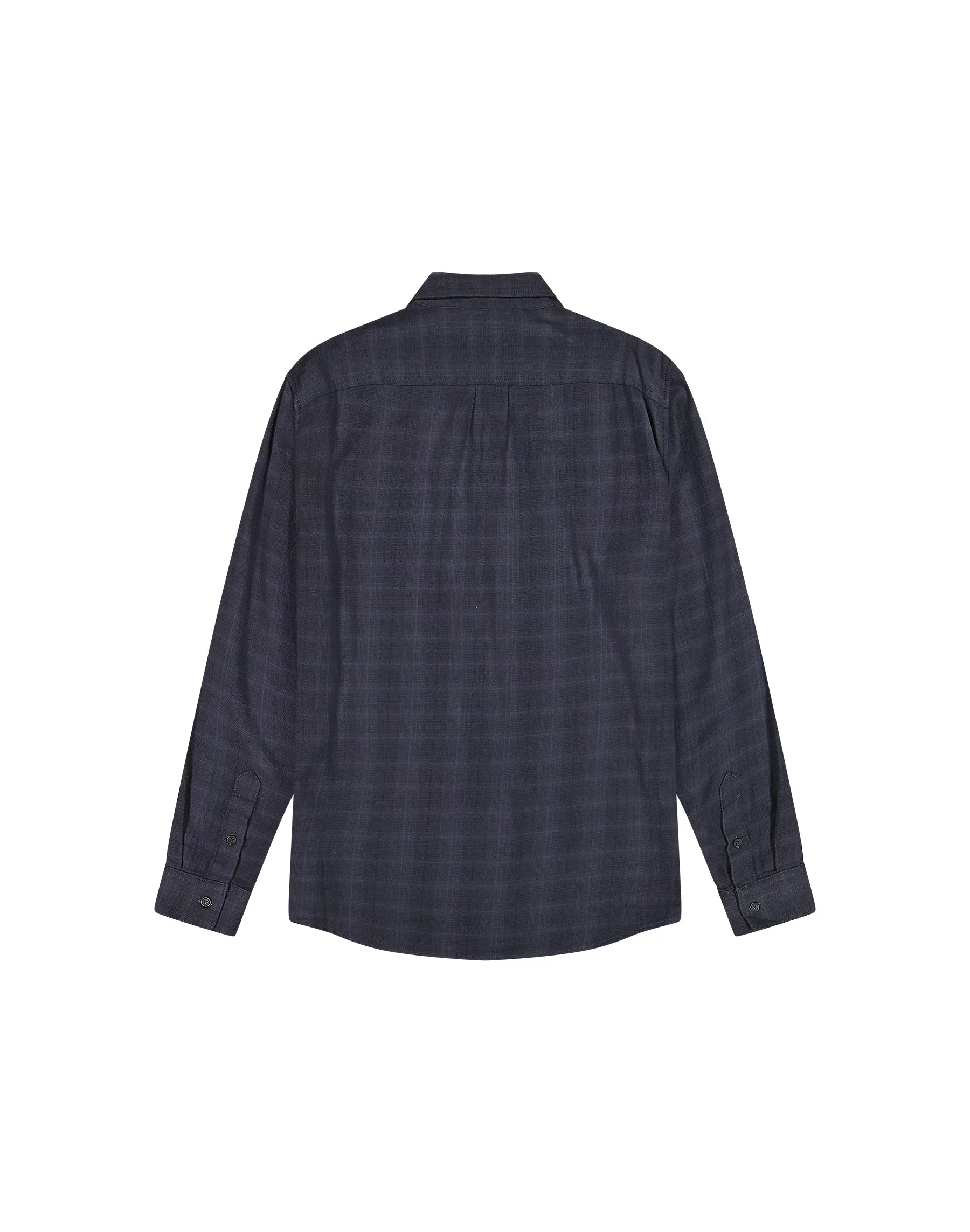 Męska Koszula Wrangler 1 Pkt Flannel Shirt Midnight Grey 112371523