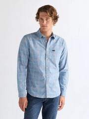 Męska Koszula Wrangler 1 Pkt Shirt Ashley Blue 112378488