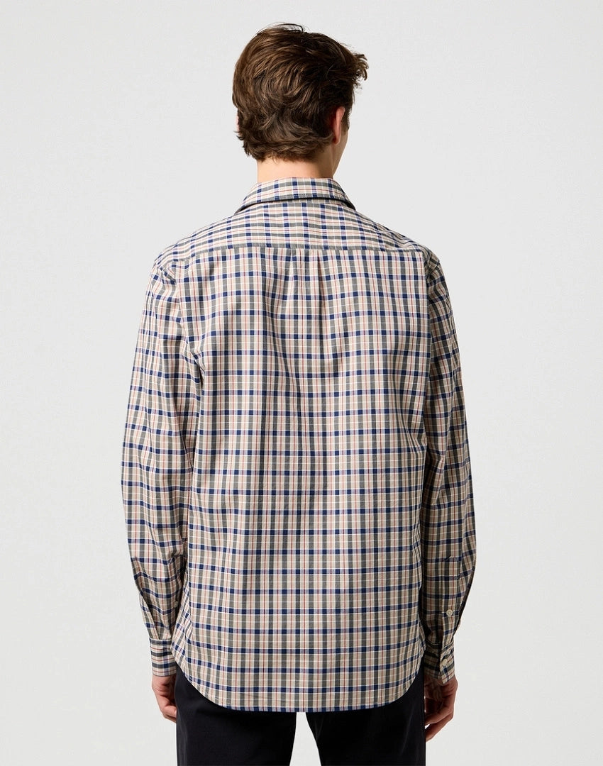 Męska Koszula Wrangler 1 Pkt Shirt Beige 112371553