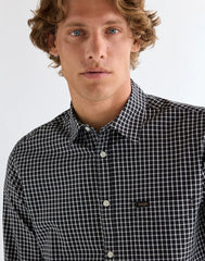 MESKA KOSZULA WRANGLER 1 PKT SHIRT BLACK 112378031
