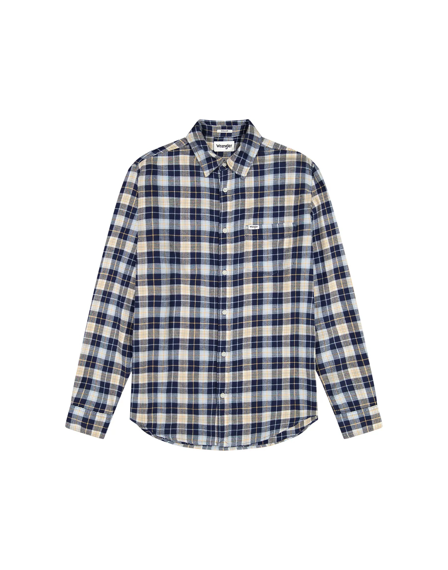 Męska Koszula Wrangler 1 PKT Shirt Blue 112371405