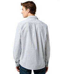 Meska Koszula Wrangler 1 Pkt Shirt Blue Oxford 112372981