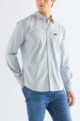 Męska Koszula Wrangler 1 Pkt Shirt Blue Stripe 112378486