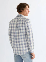 Męska Koszula Wrangler 1 PKT Shirt Blue White 112378035