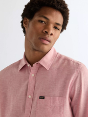 MĘSKA KOSZULA WRANGLER 1 PKT SHIRT DUSTY ROSE 112378038