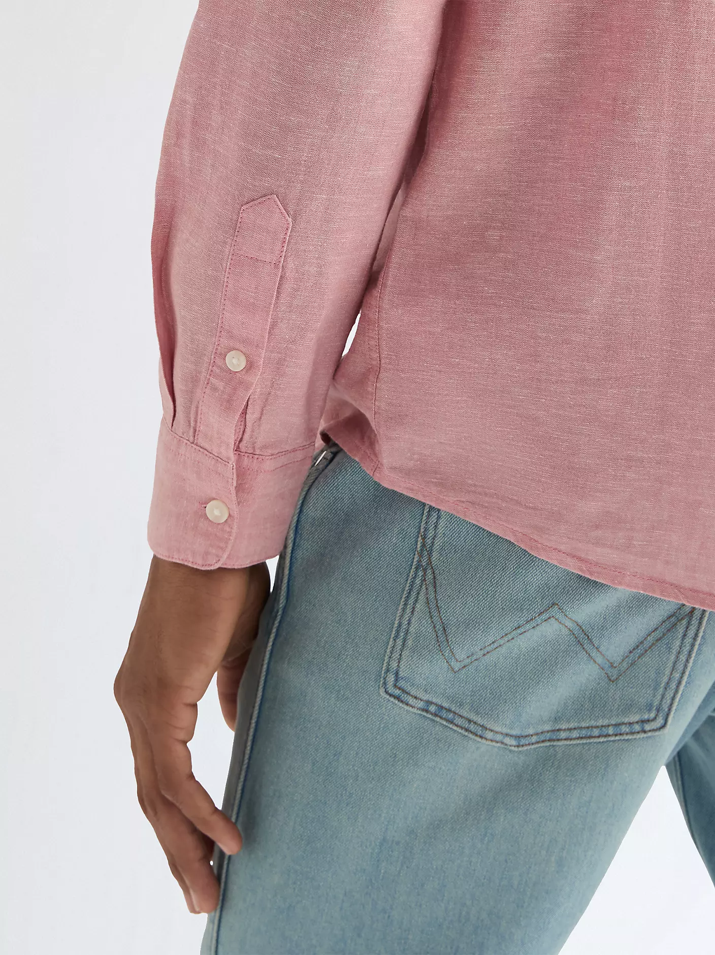 MĘSKA KOSZULA WRANGLER 1 PKT SHIRT DUSTY ROSE 112378038