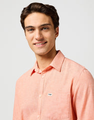Meska Koszula Wrangler 1 Pkt Shirt Flamingo 112362752