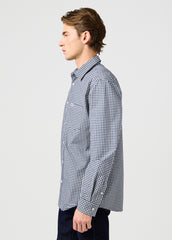 Koszula Męska Wrangler 1 Pkt Shirt Navy Gingham 112362904