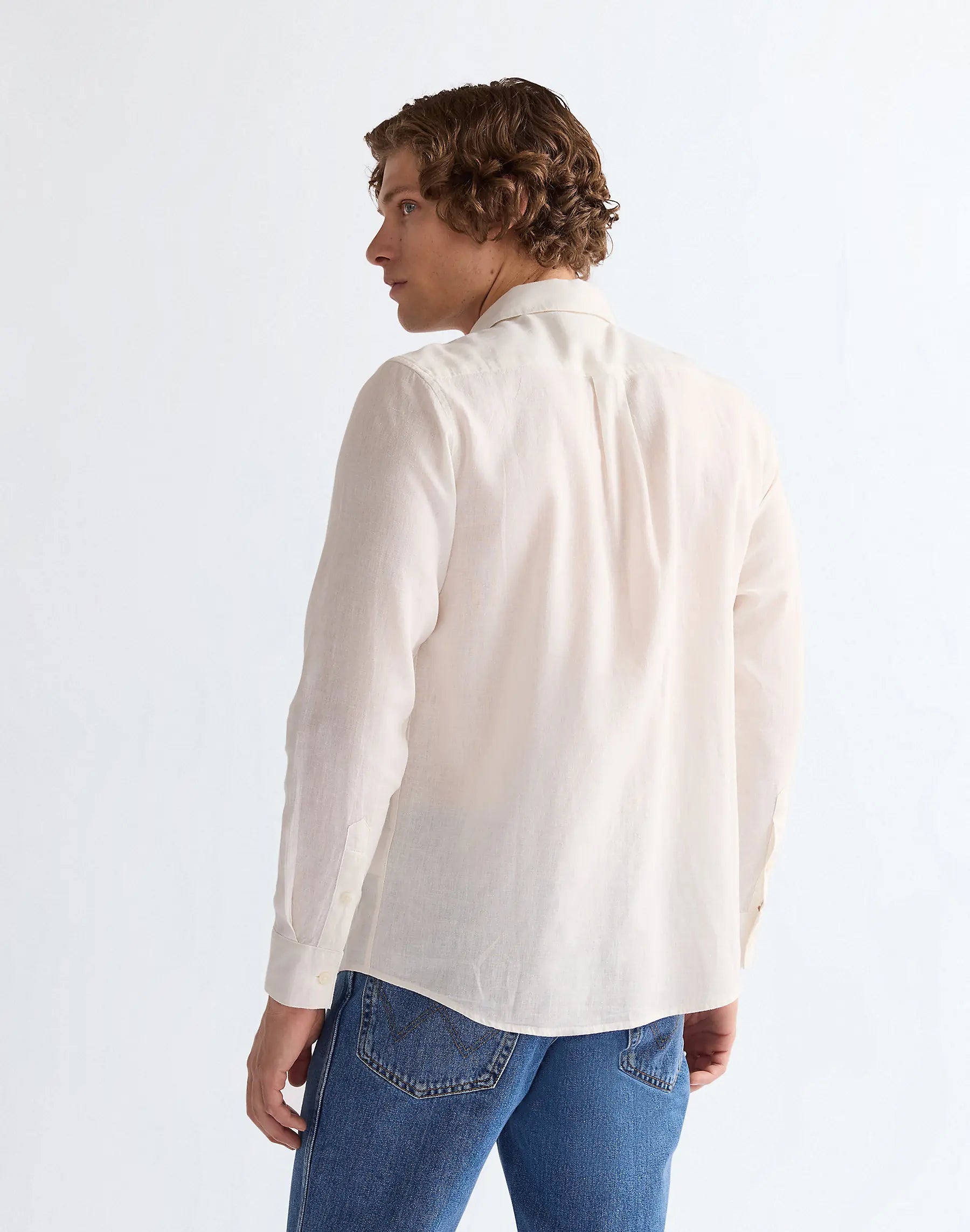 MESKA KOSZULA WRANGLER 1 PKT SHIRT WHITE 112362907