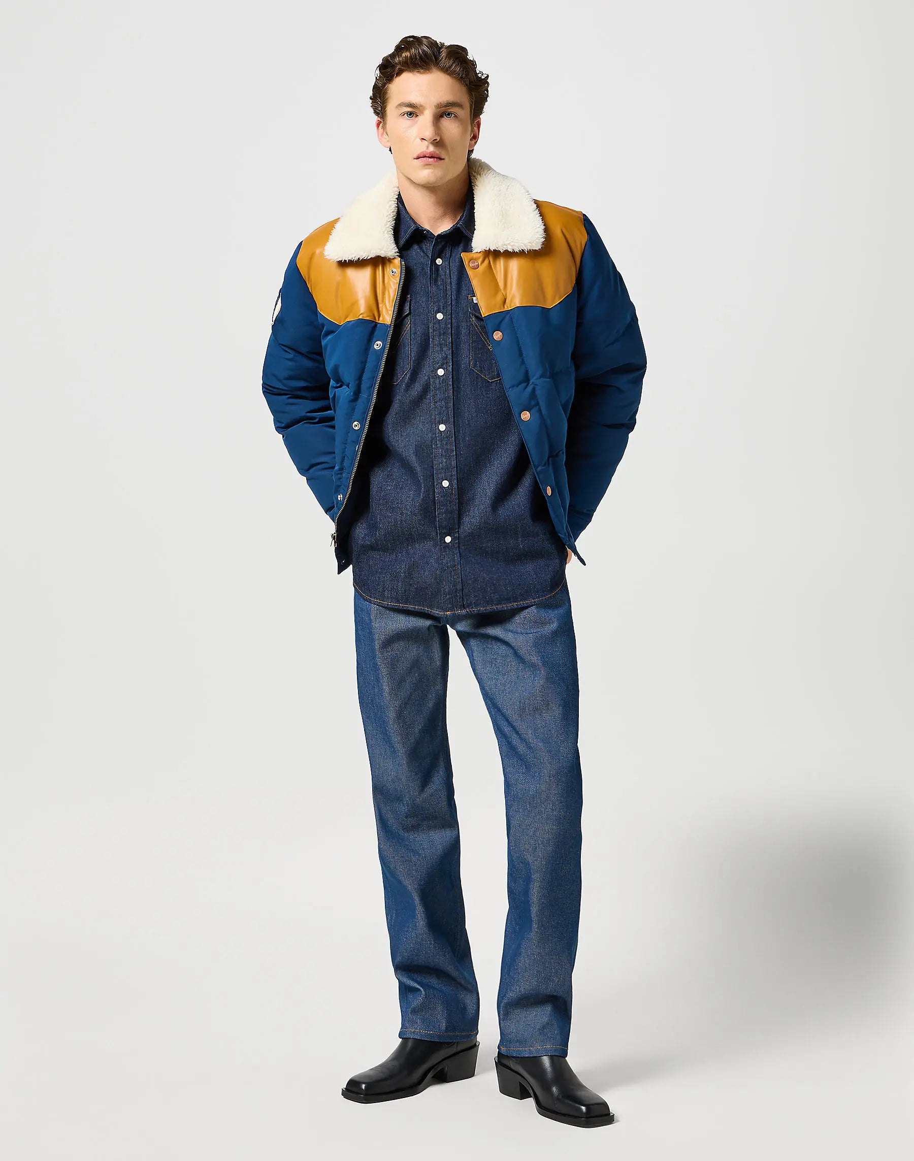 MESKA KOSZULA WRANGLER 2 PKT SHIRT RINSE 112357737