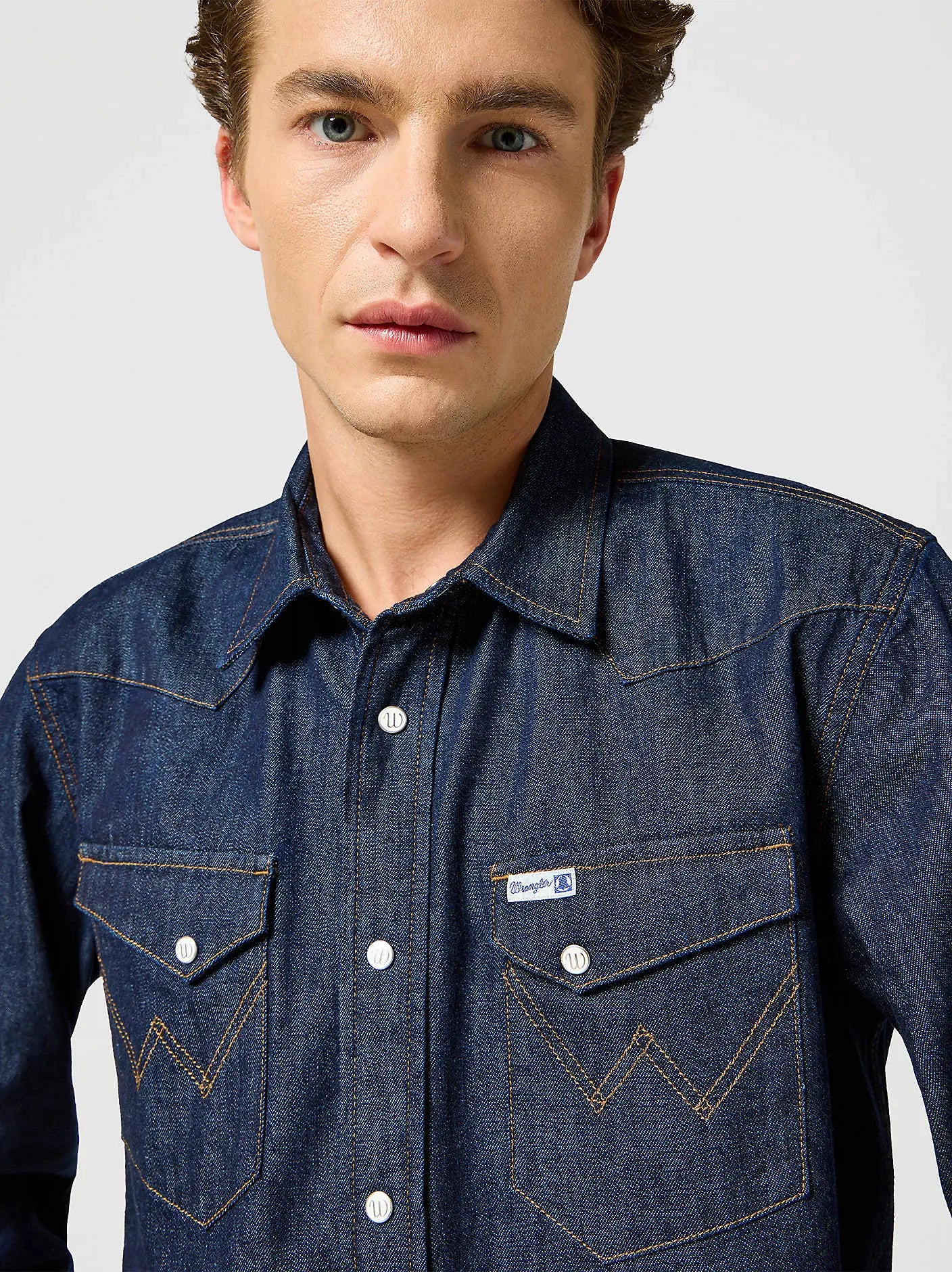 MESKA KOSZULA WRANGLER 2 PKT SHIRT RINSE 112357737