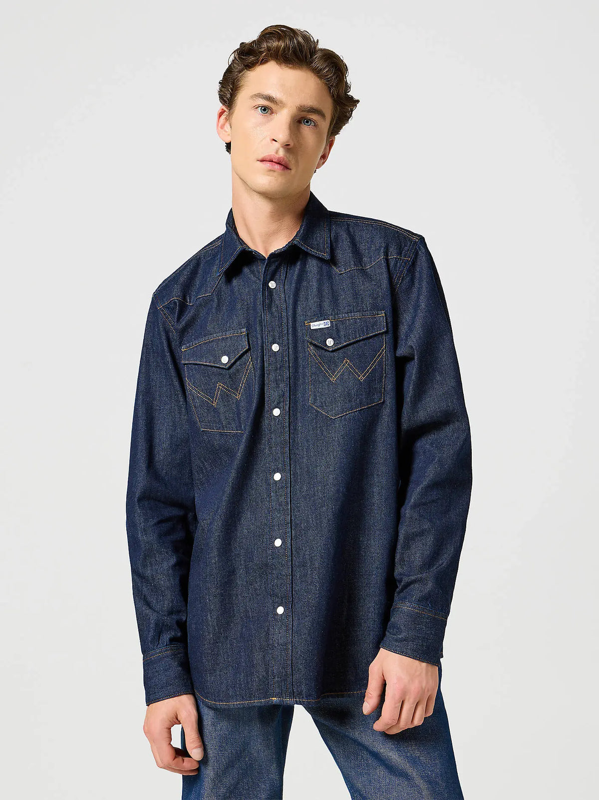 MESKA KOSZULA WRANGLER 2 PKT SHIRT RINSE 112357737