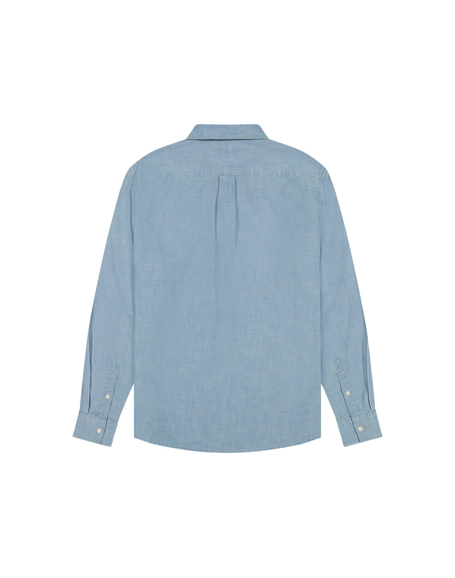 Męska Koszula Wrangler Chambray Shirt Indigo 112378119