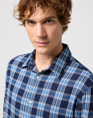 MĘSKA KOSZULA WRANGLER CHECK SHIRT BLACK IRIS 112350570