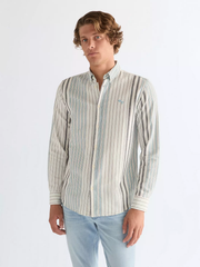 MĘSKA KOSZULA WRANGLER OXFORD SHIRT WHITE BLUE 112378098