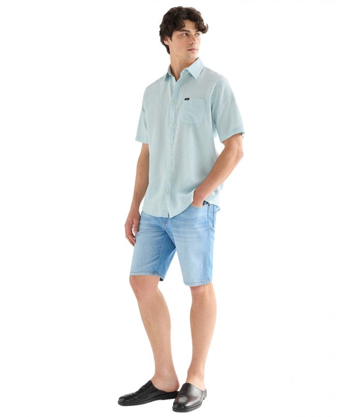 MESKA KOSZULA WRANGLER SS 1 PKT SHIRT FORGET ME NOT 112378046