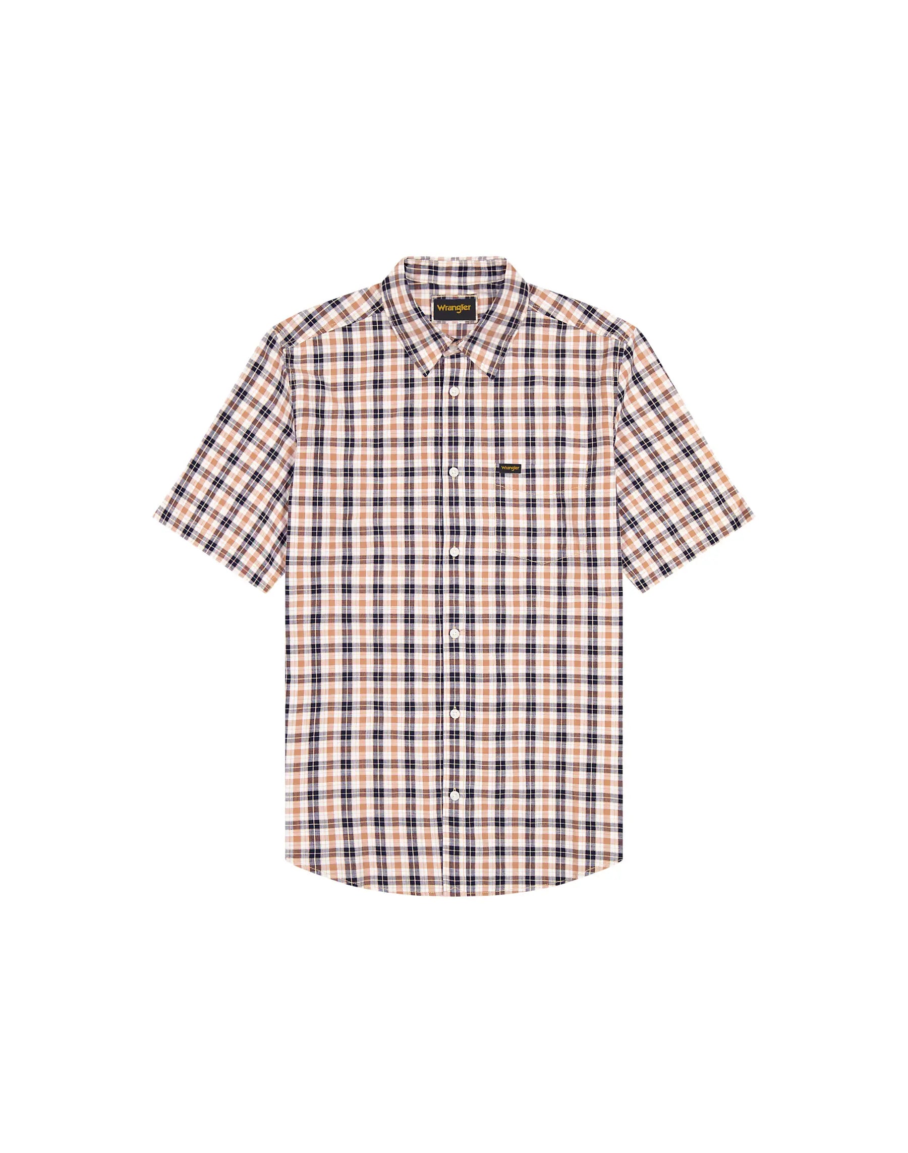 MESKA KOSZULA WRANGLER SS 1 PKT SHIRT GOLDEN WHEAT 112378048