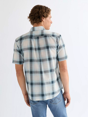 MĘSKA KOSZULA WRANGLER SS 1 PKT SHIRT MIDNIGHT NAVY 112378484