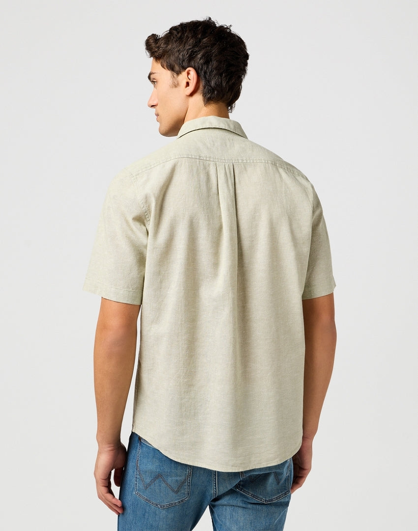Meska Koszula Wrangler Ss 1 Pkt Shirt Tea 112362730