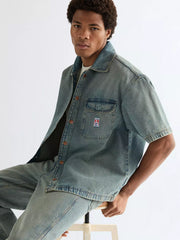 MESKA KOSZULA WRANGLER SS OVERSHIRT CANYON SHADE 112378122
