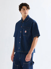 Męska Koszula Wrangler SS Overshirt Rinse 112378123