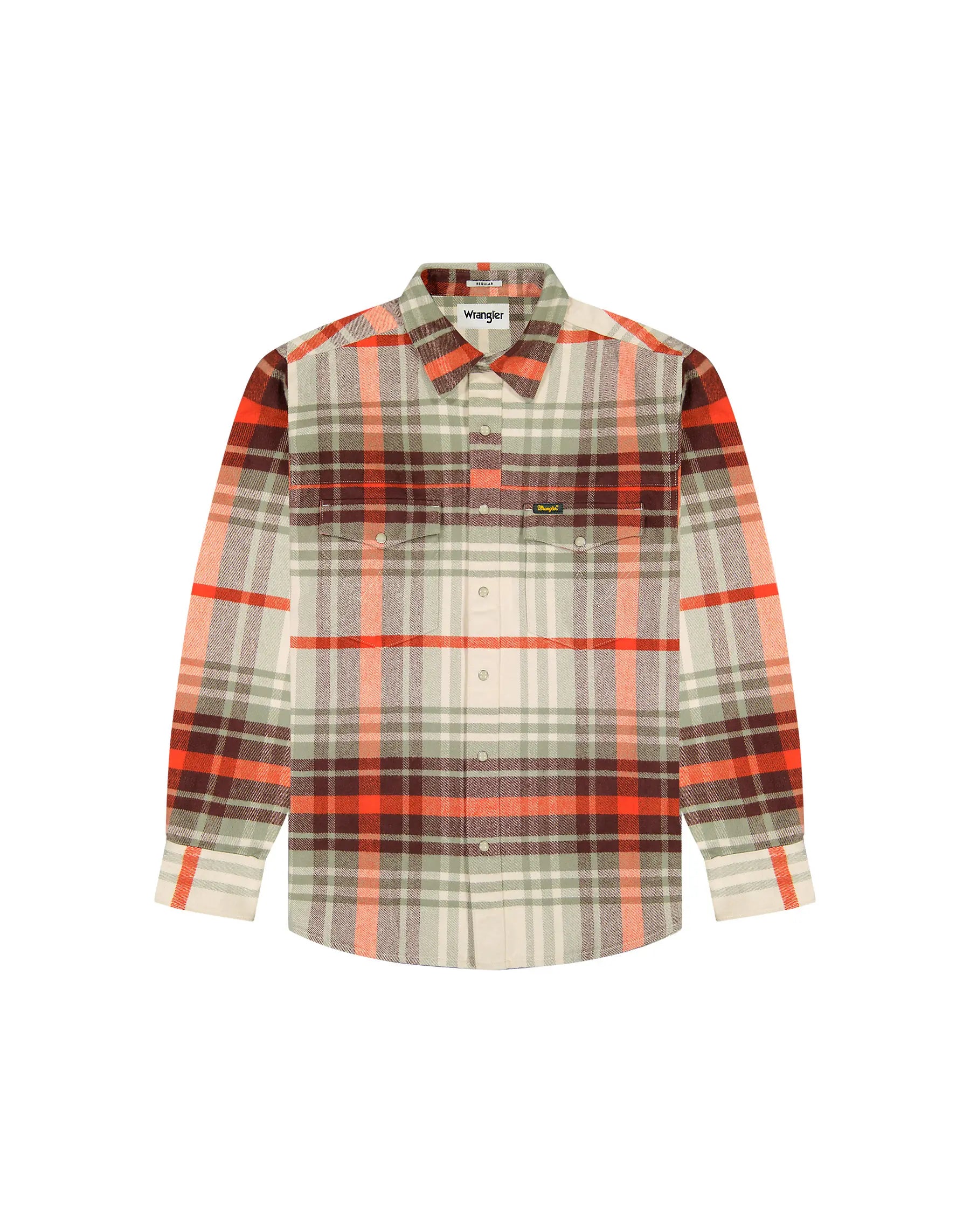 MESKA KOSZULA WRANGLER WESTERN SHIRT BIRCH 112372459