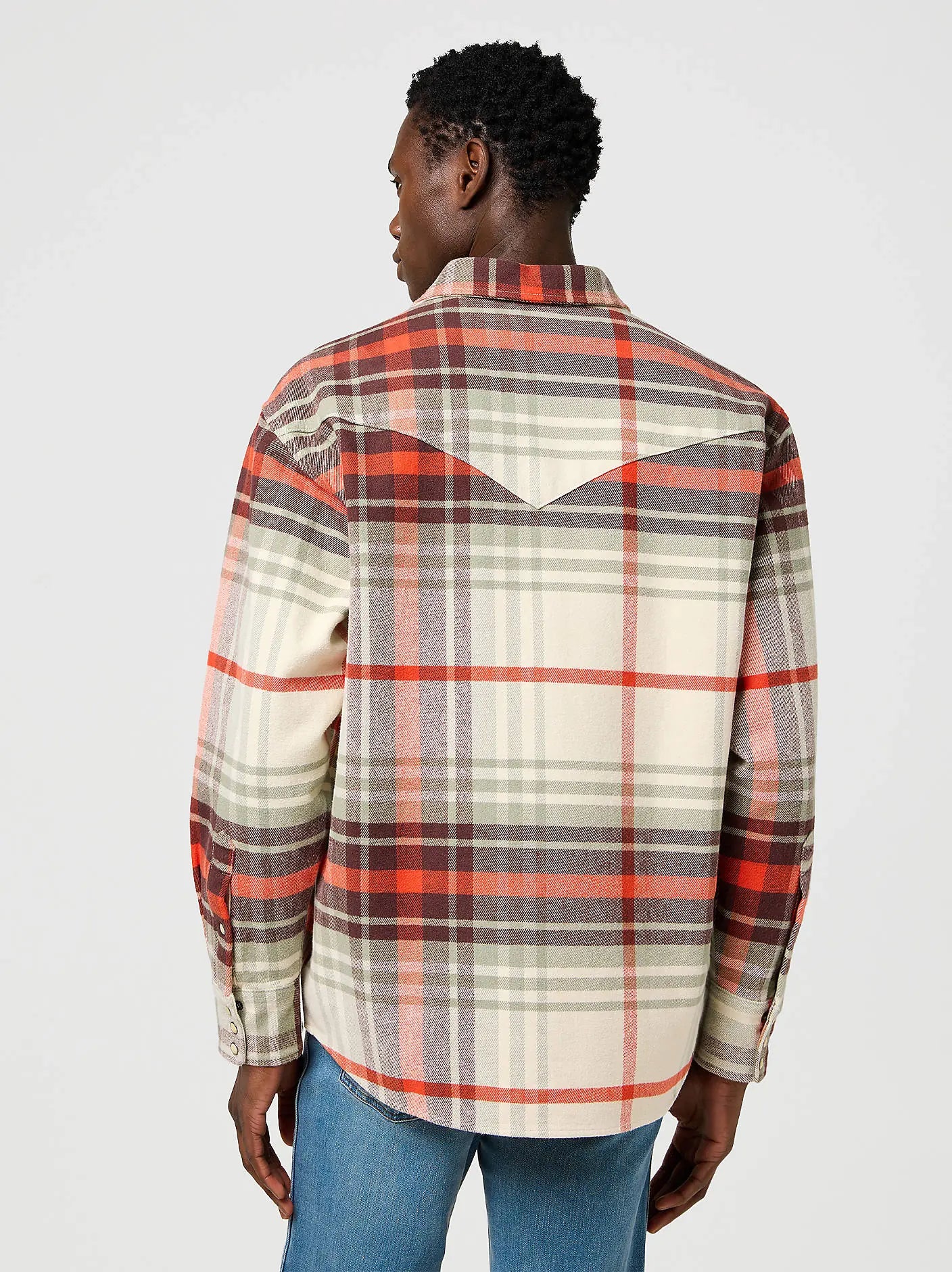 MESKA KOSZULA WRANGLER WESTERN SHIRT BIRCH 112372459