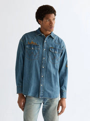 Męska Koszula Wrangler Western Shirt Trail Blazer 112377967