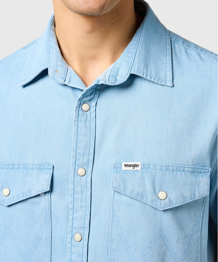 Meska Koszula Wrangler SS Western Shirt Superfade 112362749