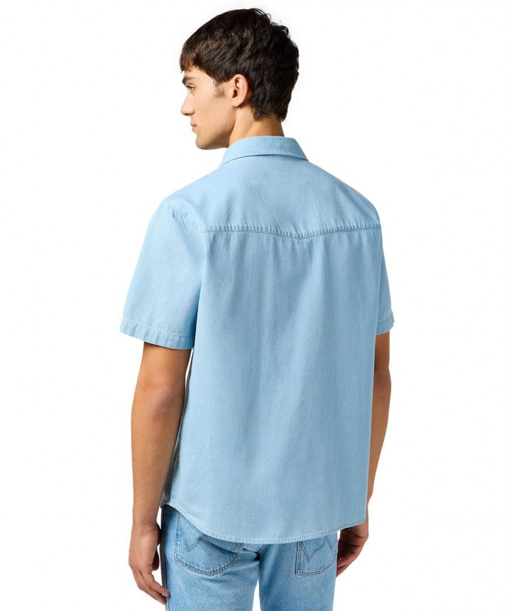 Meska Koszula Wrangler SS Western Shirt Superfade 112362749