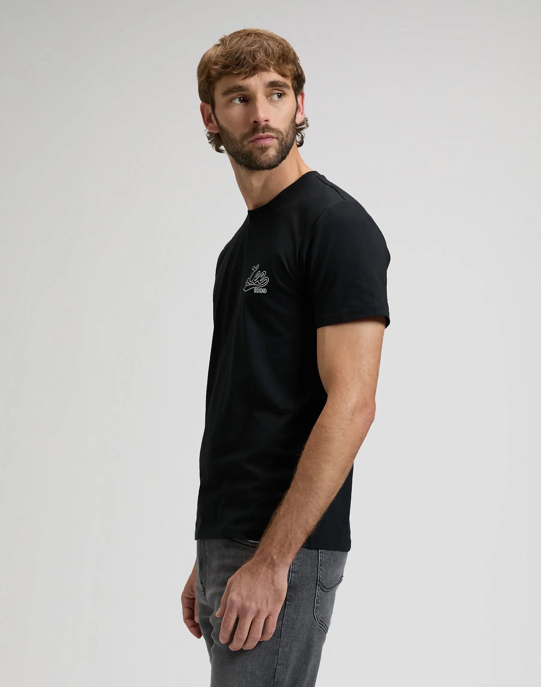 Męska Koszulka Lee Big Logo Tee Black 112376499
