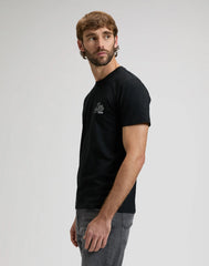 Męska Koszulka Lee Big Logo Tee Black 112376499