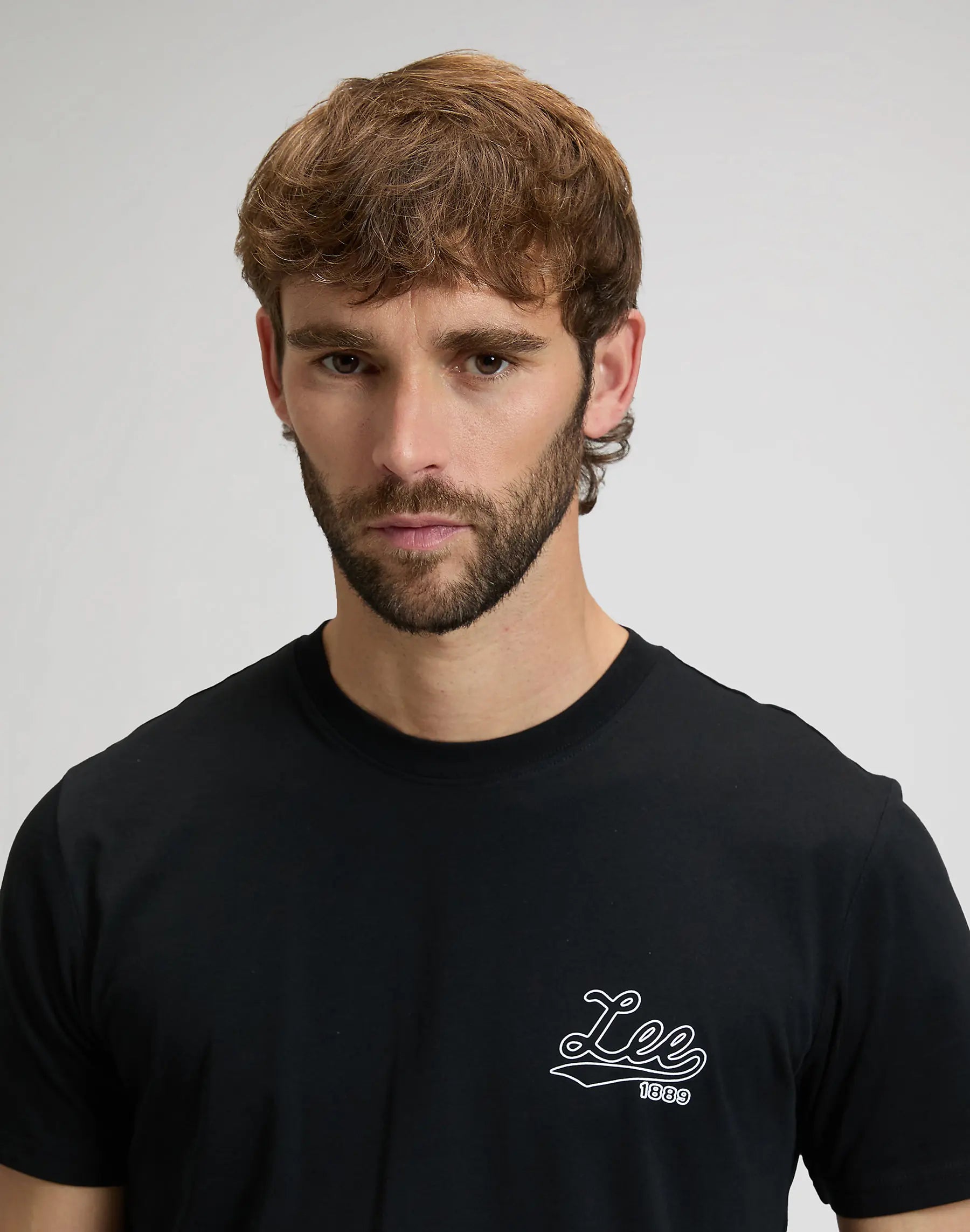 Męska Koszulka Lee Big Logo Tee Black 112376499