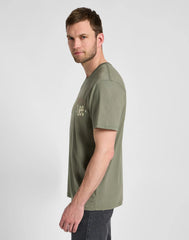 MESKA KOSZULKA LEE BIG LOGO TEE OLIVE GROVE 112355655