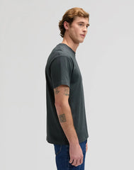 Męska Koszulka Lee Flag Tee Washed Black 112376473