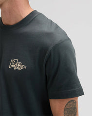 Męska Koszulka Lee Flag Tee Washed Black 112376473