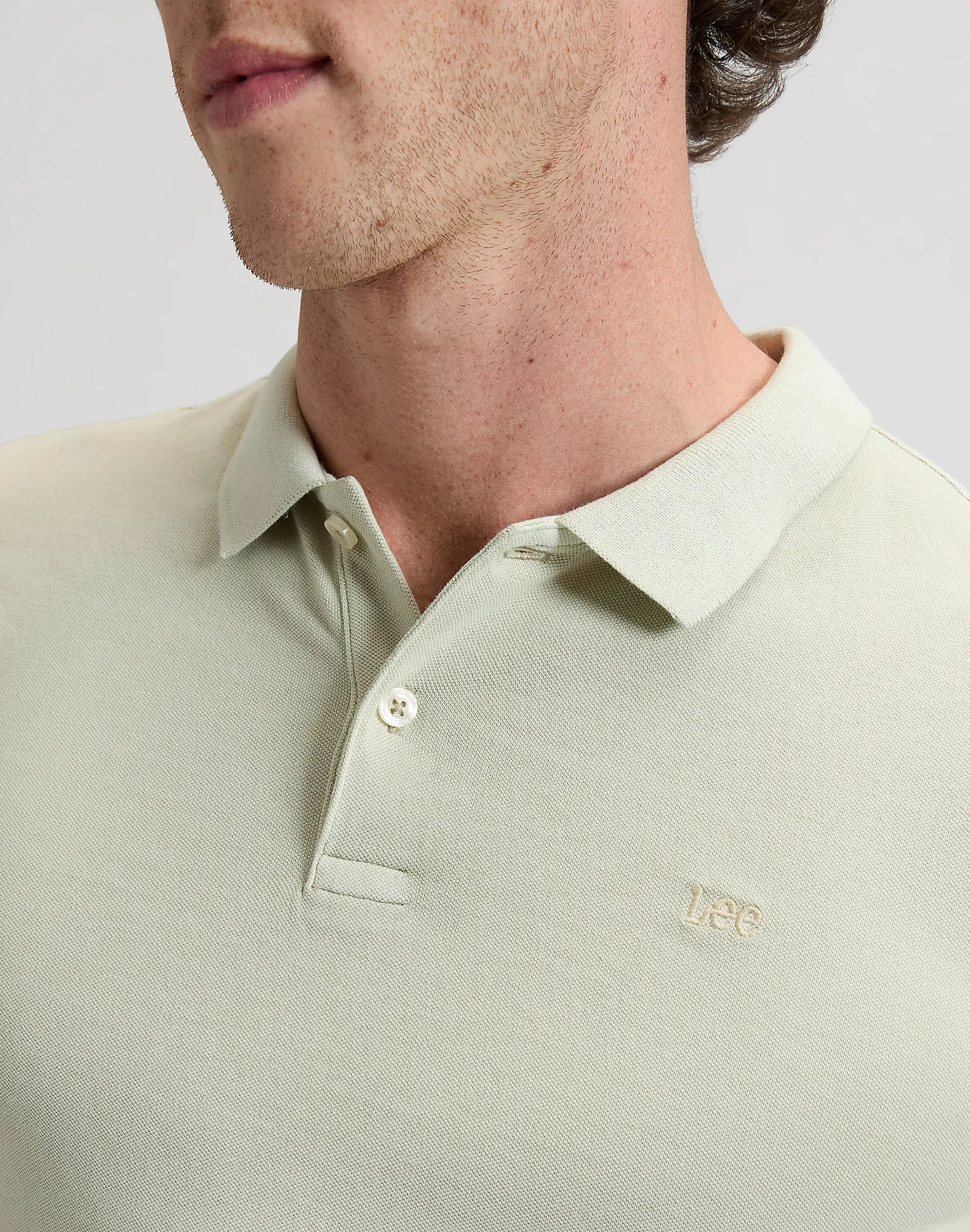 Męska Koszulka Lee Garment Dye Polo Cove 112376457