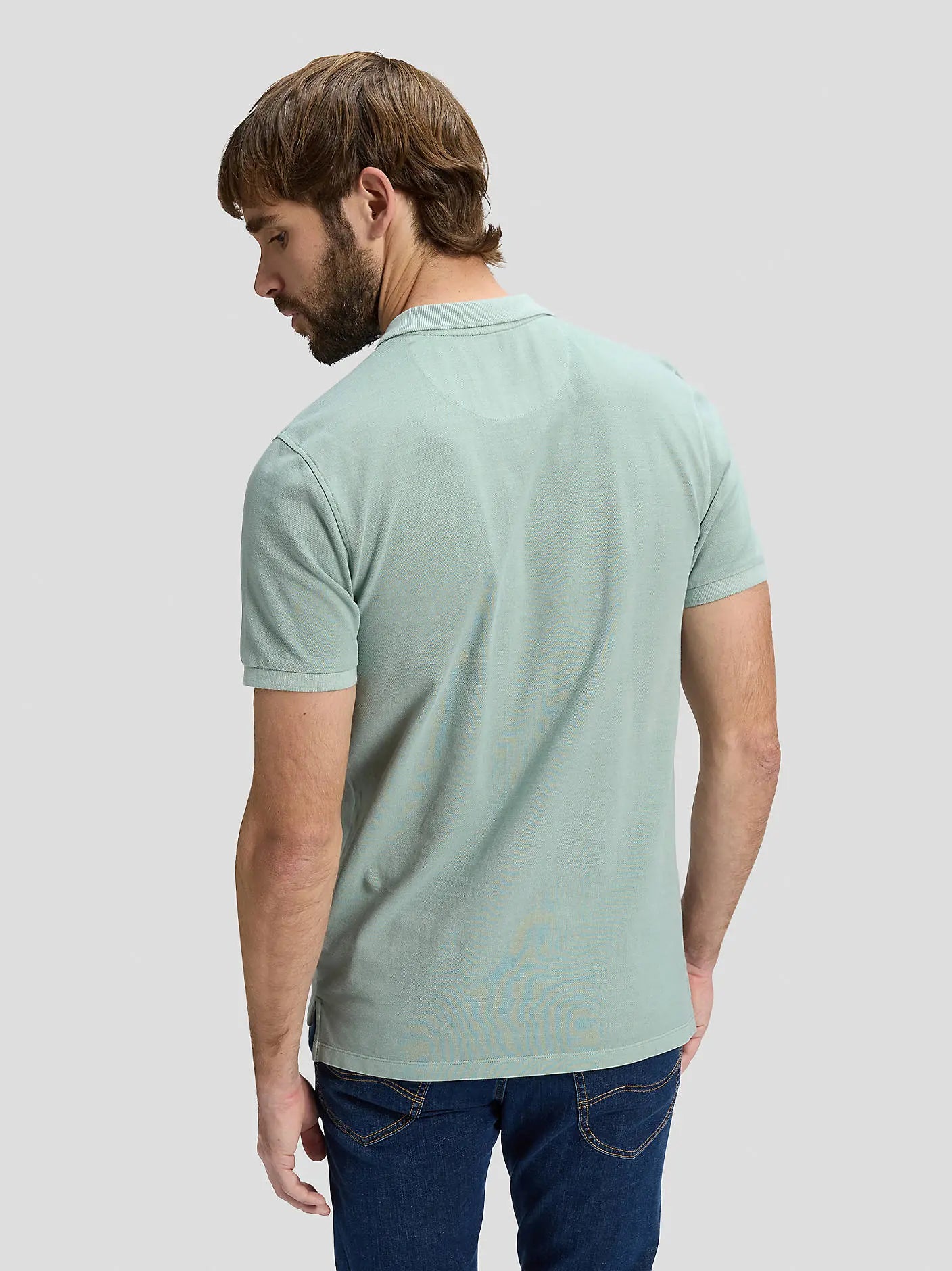 MESKA KOSZULKA LEE GARMENT DYE POLO DESERT SAGE 112376465