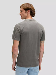 MESKA KOSZULKA LEE GARMENT DYE POLO STATIC GRAY 112376468
