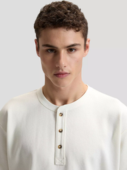 MĘSKA KOSZULKA LEE HENLEY NATURAL 112376771