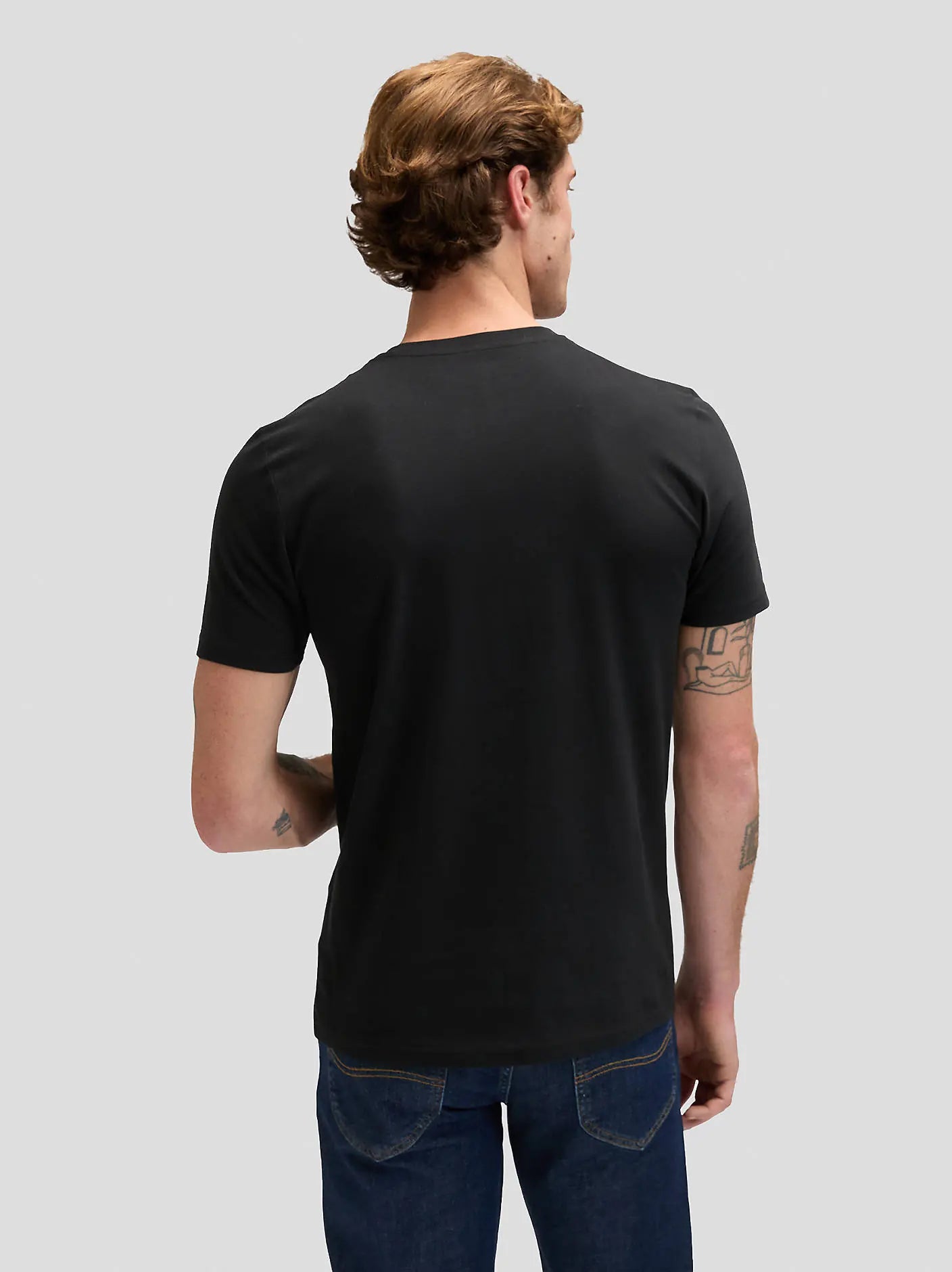 MESKA KOSZULKA LEE JEANS TEE BLACK 112376474