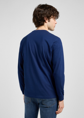 MĘSKA KOSZULKA LEE LS POCKET TEE TRUE NAVY 112370435